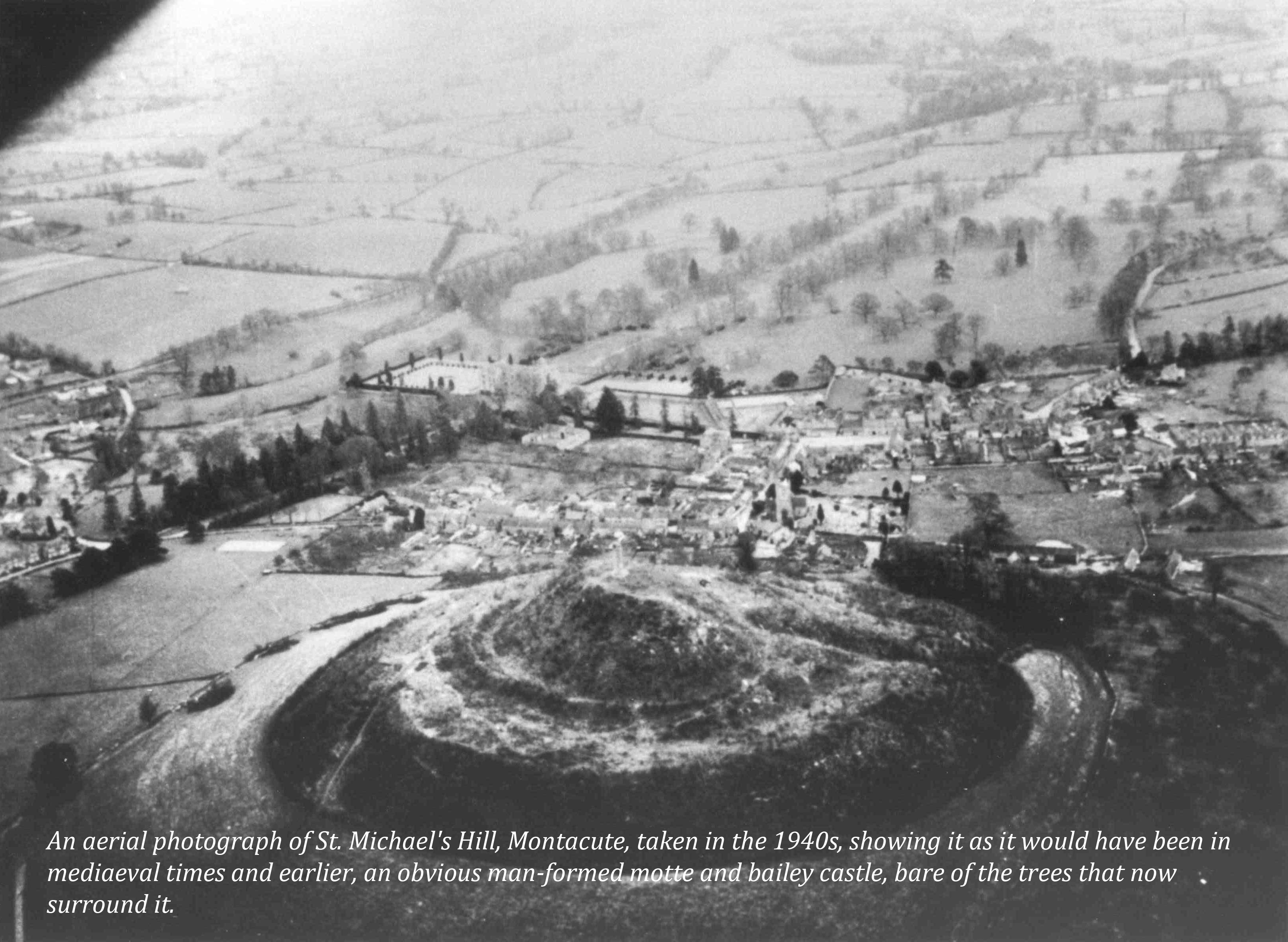 st michael's hill with text